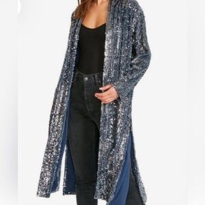 BB Dakota Sequin Duster NWOT